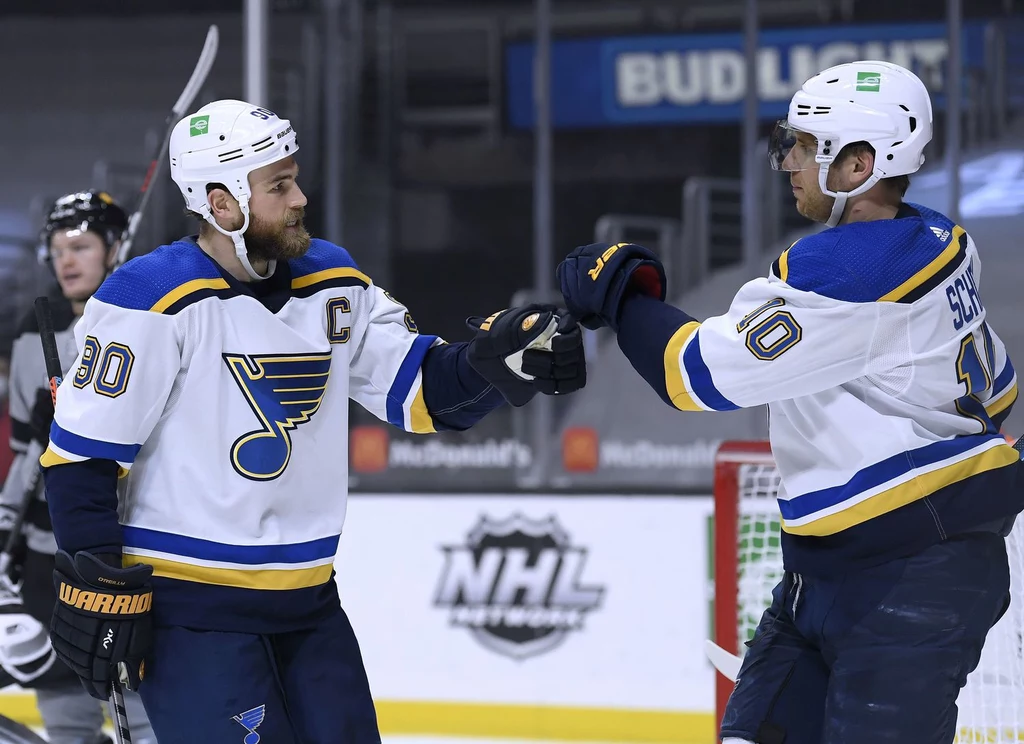 Ryan O'Reilly (z lewej) i Brayden Schenn