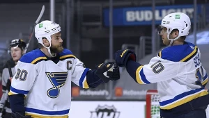 Ryan O'Reilly (z lewej) i Brayden Schenn