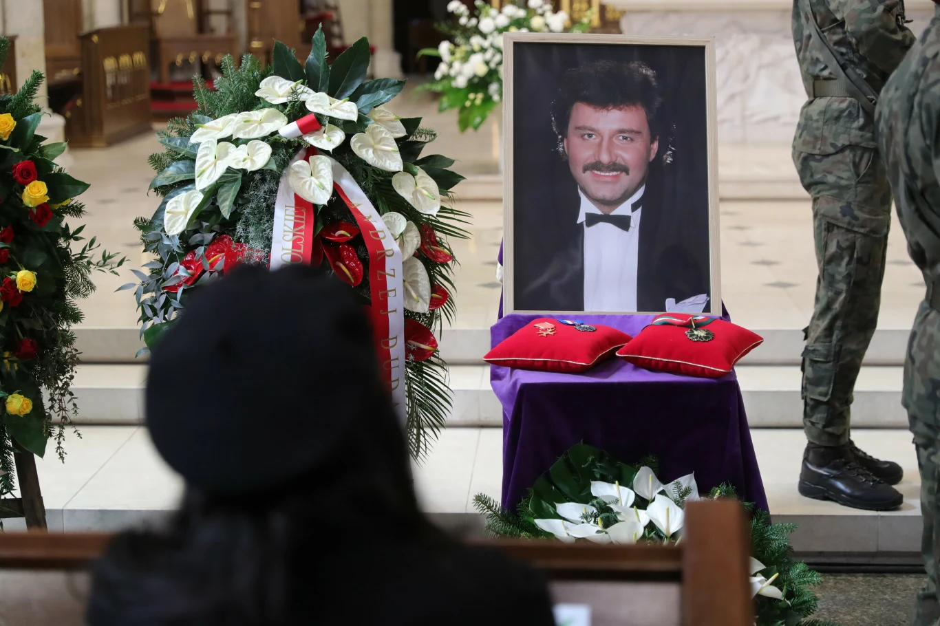 Zdjęcia z mszy pożegnalnej Krzysztofa Krawczyka