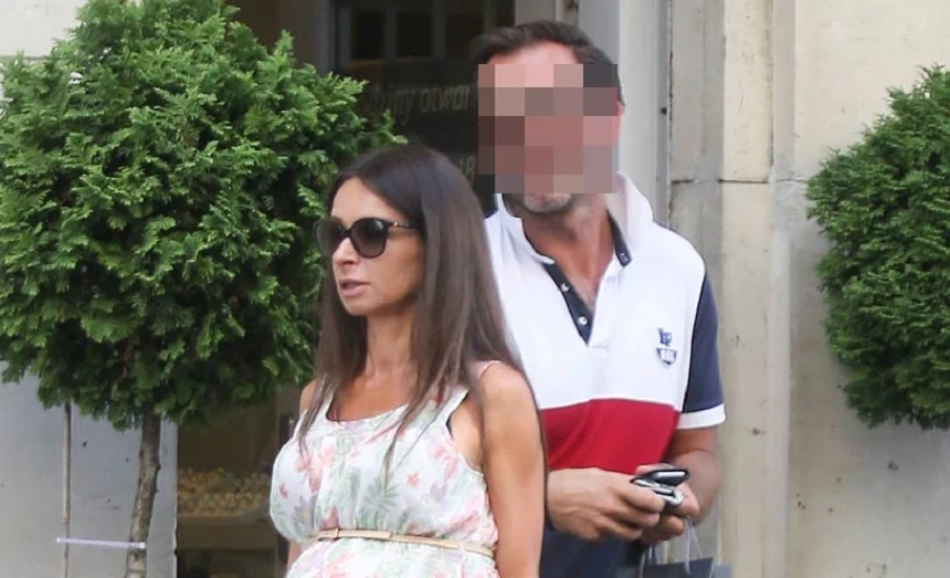 Marta Kaczyńska z mężem  Marta Kaczyńska z mężem