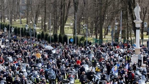 Zlot motocyklistów na Jasnej Górze