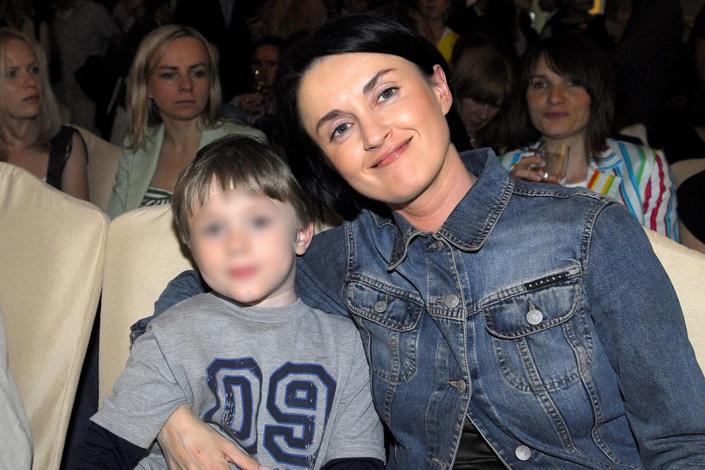 Iwona Radziszewska z synem Iwona Radziszewska z synem