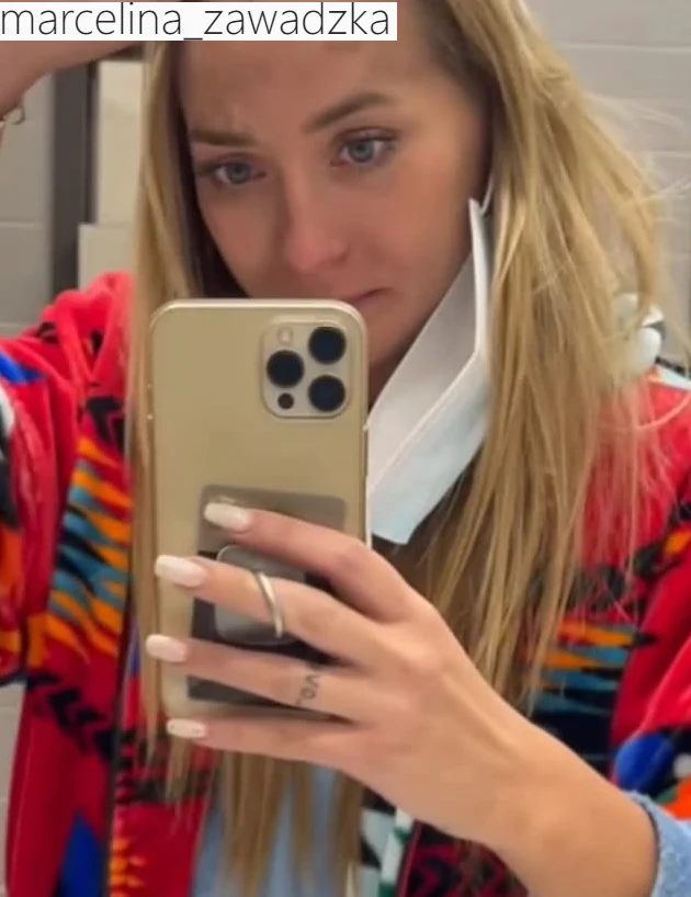 Screenshot z Instastories @marcelina_zawadzka Screenshot z Instastories @marcelina_zawadzka