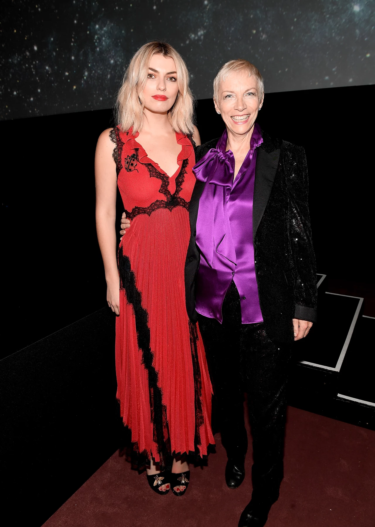Lola Lennox i Annie Lennox w 2017 r. Lola Lennox i Annie Lennox w 2017 r.