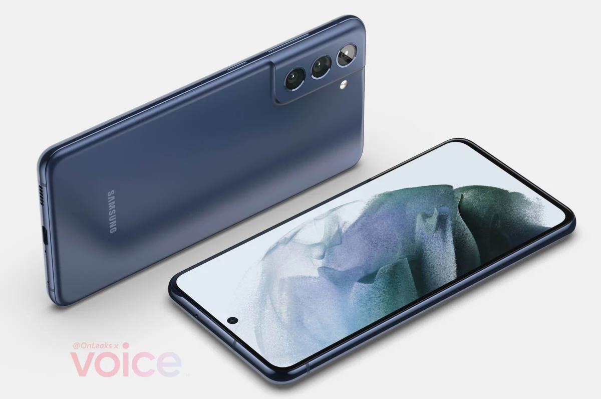 Samsung Galaxy S21 FE render / fot. Voice.com Samsung Galaxy S21 FE render / fot. Voice.com