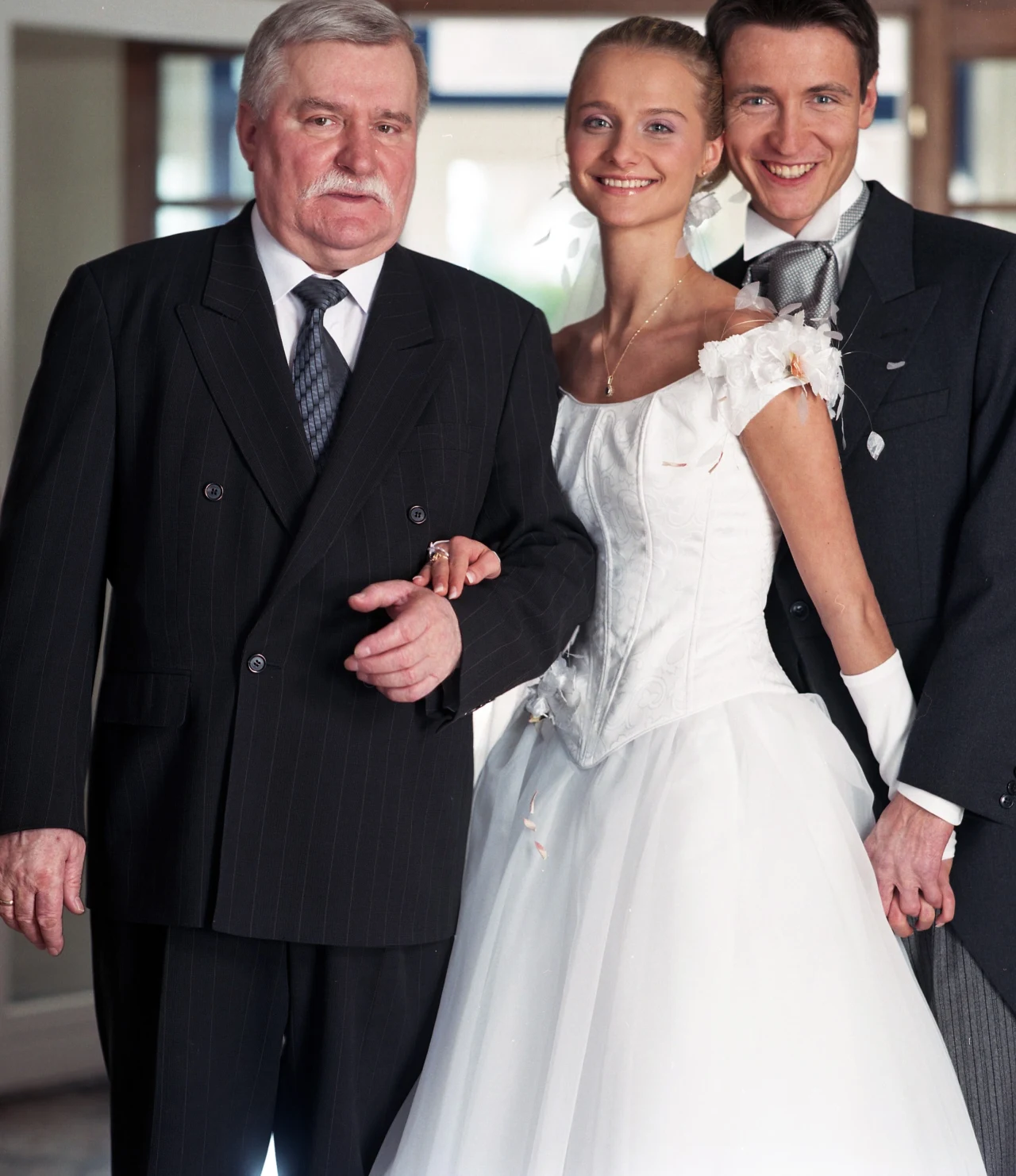 Lech Wałęsa na ślubie córki Magdaleny. Lech Wałęsa na ślubie córki Magdaleny.