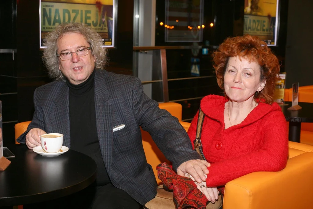 Tadeusz Woźniak z żoną 