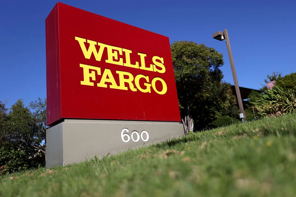 Akcje Wells Fargo idą w dół o 0,3 procent. Nz. siedziba w San Rafael w Kalifornii Akcje Wells Fargo idą w dół o 0,3 procent. Nz. siedziba w San Rafael w Kalifornii