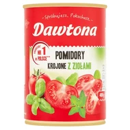 Dawtona Pomidory krojone z bazylią i oregano 400 g