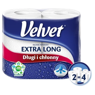 Velvet Extra Long Ręcznik papierowy 2 rolki - 6
