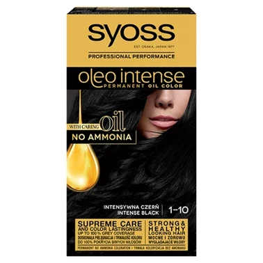 Syoss Oleo Intense Farba do włosów 1-10 intensywna czerń - 4