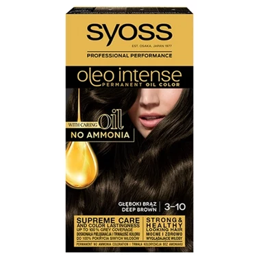 Syoss Oleo Intense Farba do włosów 3-10 głęboki brąz - 4
