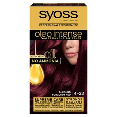 Syoss Oleo Intense Farba do włosów 4-23 burgundowa czerwień - 3