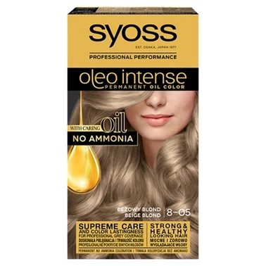 Syoss Oleo Intense Farba do włosów 8-05 beżowy blond - 4