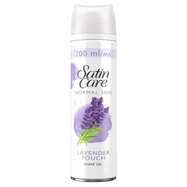 Gillette Satin Care Żel do golenia dla kobiet, Lavender Touch, 200ml - 1