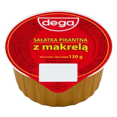 dega Sałatka pikantna z makrelą 130 g - 2