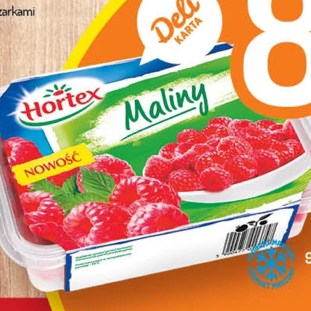 Mrożone maliny Hortex