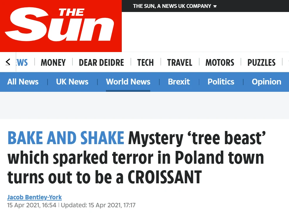 "Upiecz i wstrząśnij" - tak komentował brytyjski magazyn The Sun. Wstrząśnięci to na pewno byli mieszkańcy bloku, którzy wezwali inspektorów KTOZ. / thesun.co.uk 