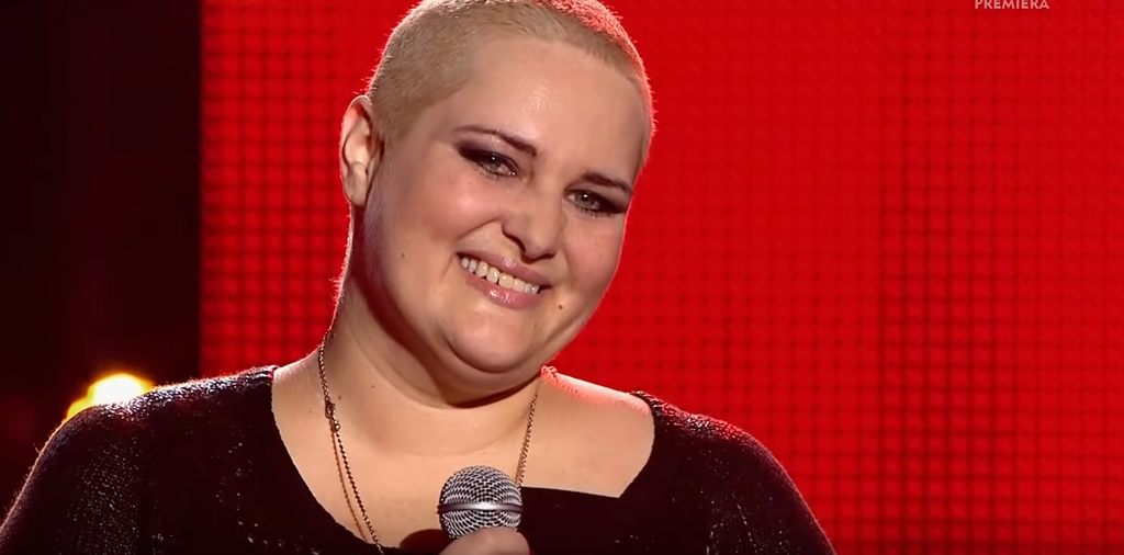 Katarzyna Markiewicz podczas występu w "The Voice of Poland"