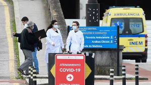 Lizbońska ulica w czasie pandemii