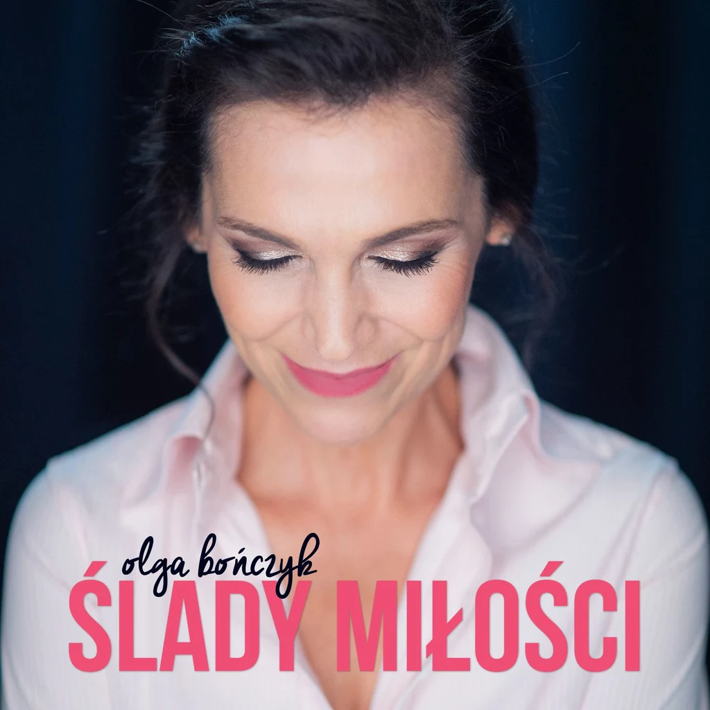 Olga Bończyk na okładce płyty "Ślady miłości"