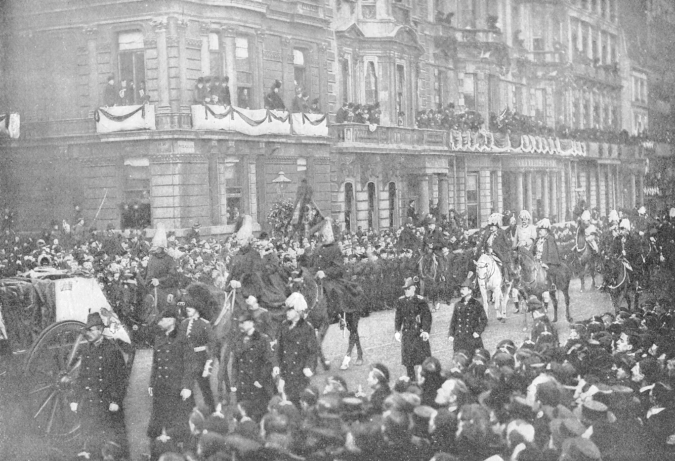 Pogrzeb królowej Wiktorii. Pogrzeb królowej Wiktorii.