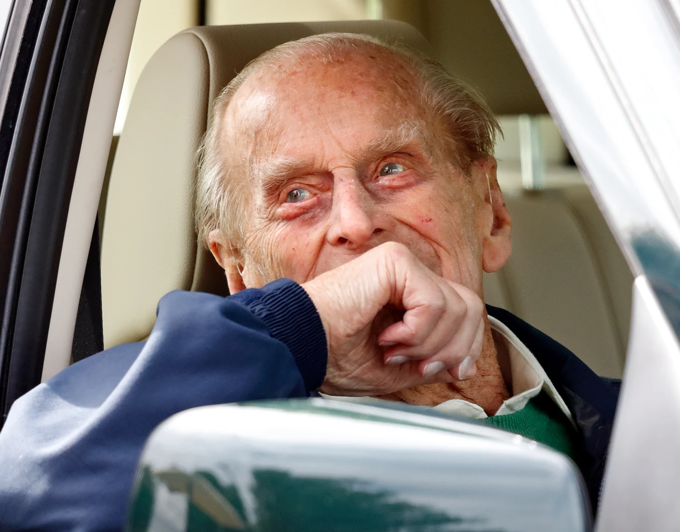 Książę Filip w Land Roverze Książę Filip w Land Roverze