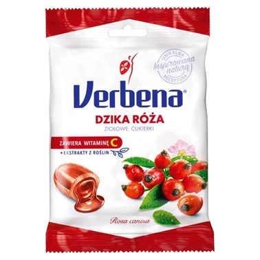 Verbena Ziołowe cukierki dzika róża 60 g - 0