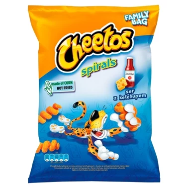 Cheetos Spirals Chrupki kukurydziane o smaku serowo-ketchupowym 130 g - 6
