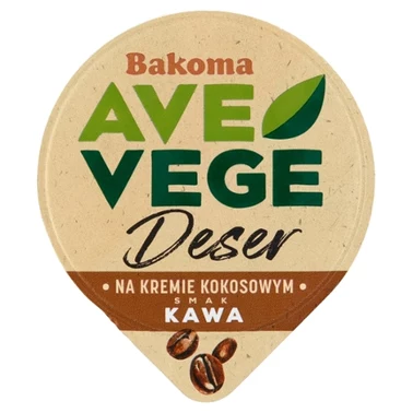 Bakoma Ave Vege Deser na kremie kokosowym smak kawa 150 g  - 3