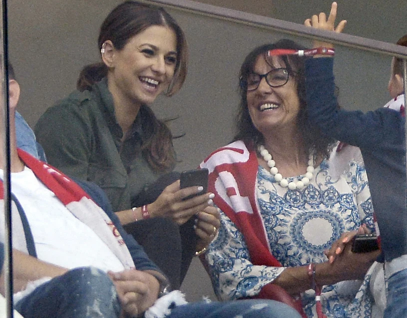 Lewandowska z teściową Lewandowska z teściową