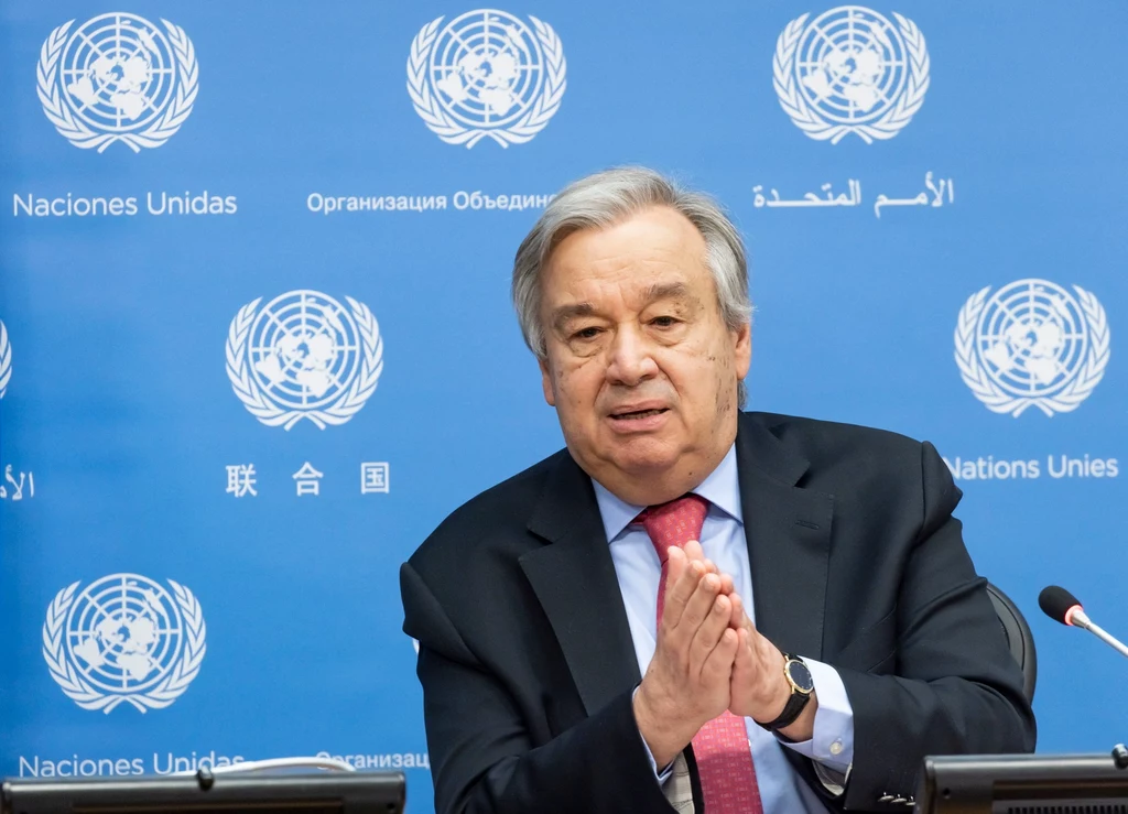 Antonio Guterres, sekretarz generalny ONZ. 