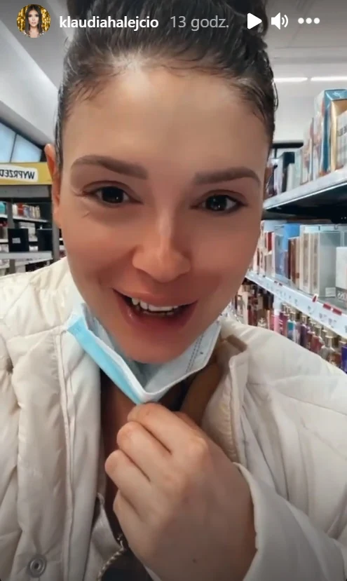Screenshot z Instagrama @klaudiahalejcio 