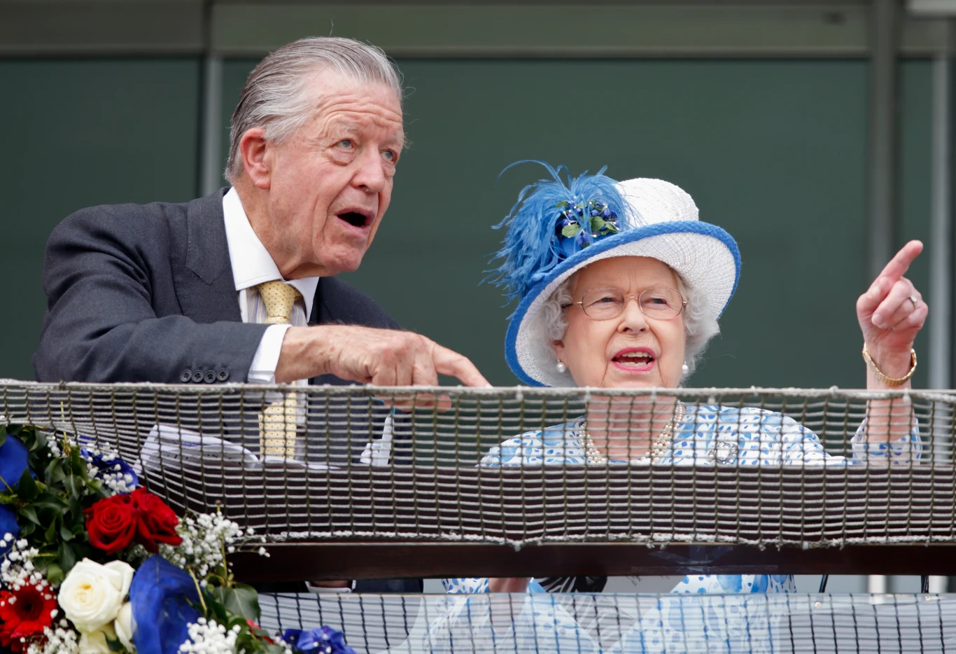 Królowa Elżbieta II i Michael Oswald