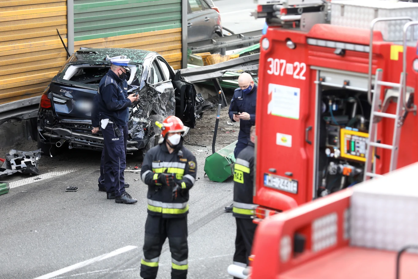 Tragiczny wypadek na S8 w Warszawie