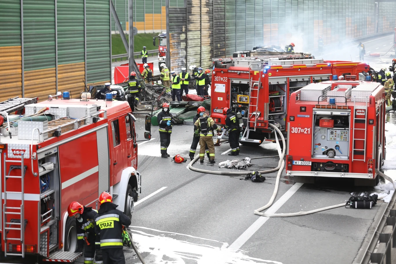 Tragiczny wypadek na S8 w Warszawie