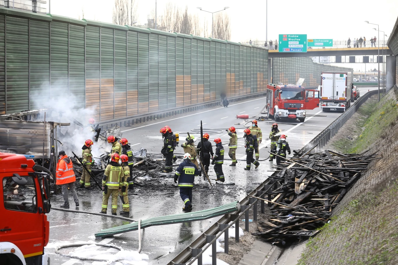 Tragiczny wypadek na S8 w Warszawie