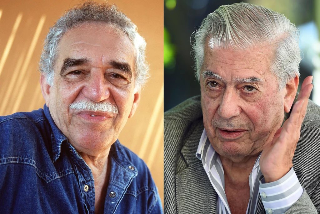 Gabriel García Márquez i Mario Vargas Llosa, fot. AFP/EAST NEWS