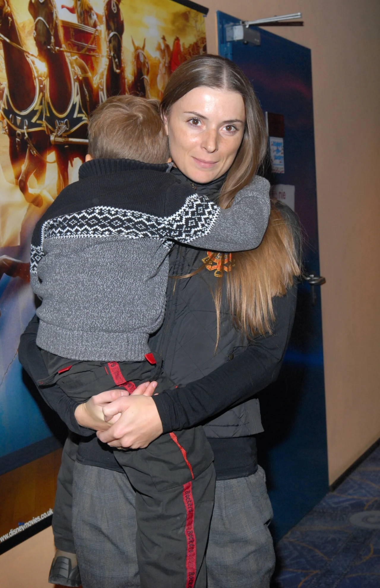 Halina Mlynkova z synem Piotrem Halina Mlynkova z synem Piotrem