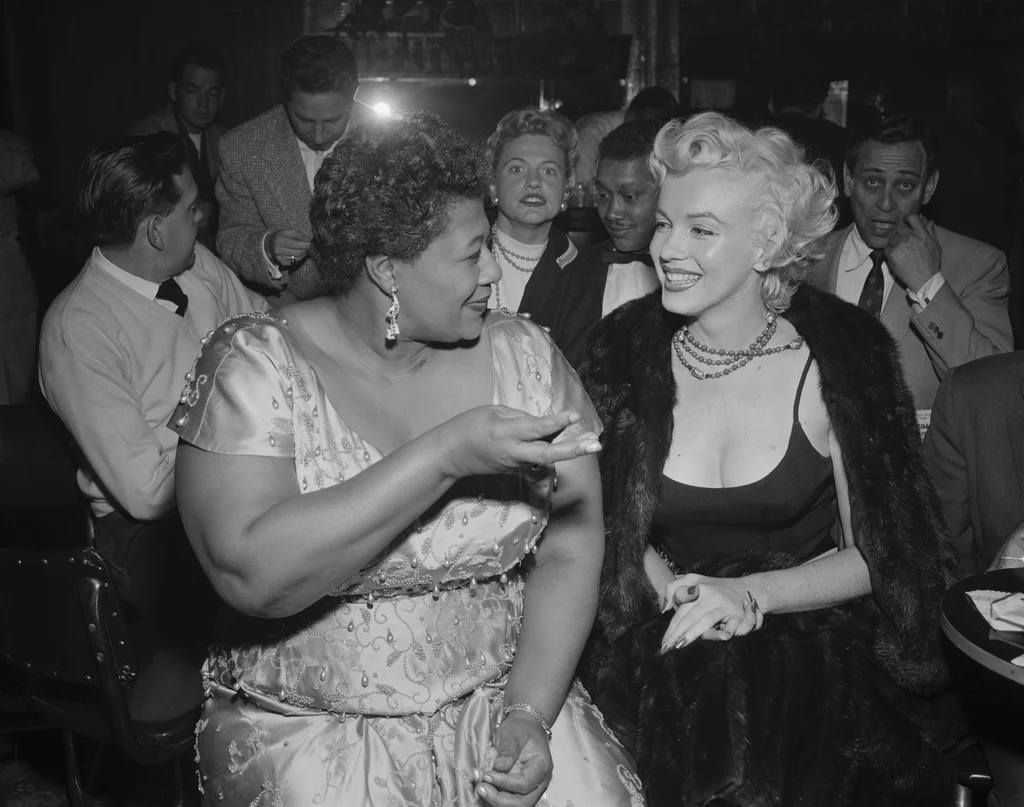 Spotkanie dwóch legend: Ella Fitzgerald i Marilyn Monroe w 1954 r.