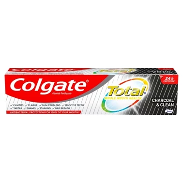 Colgate Total Charcoal & Clean Pasta do zębów 75 ml - 0