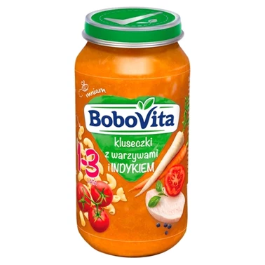 BoboVita Kluseczki z warzywami i indykiem po 12 miesiącu 250 g - 2