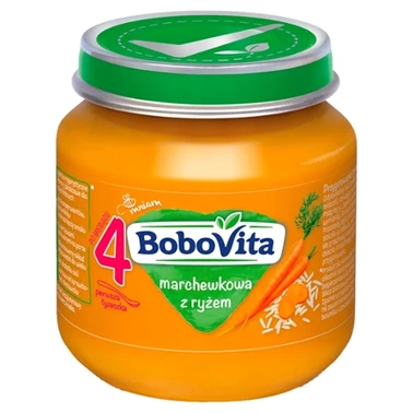 BoboVita Marchewkowa z ryżem po 4 miesiącu 125 g - 1