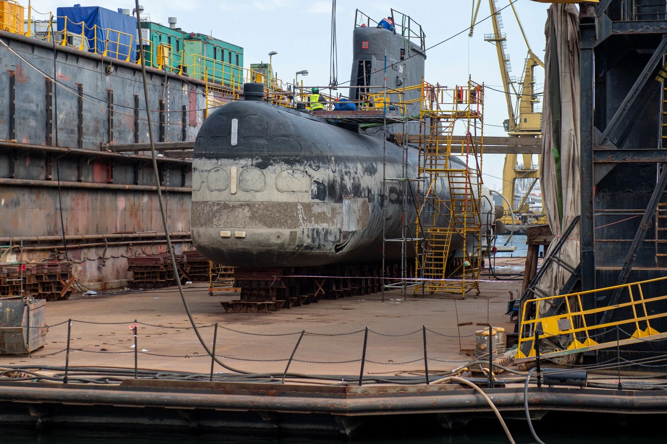 Dwa ostatnie Kobbeny, jakie znajdują się w służbie, trafiły do stoczni.