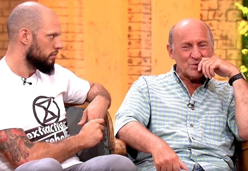 Mikołaj Radwan i Piotr Fronczewski obecnie / screen z programu "Pytanie na śniadanie extra"