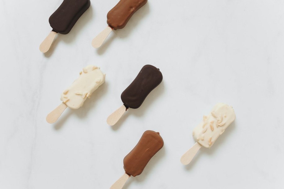 Lody marki Marletto na patyku. Lody na patyku.