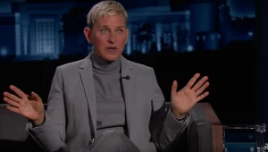 Ellen DeGeneres w programie "Jimmy Kimmel Live"