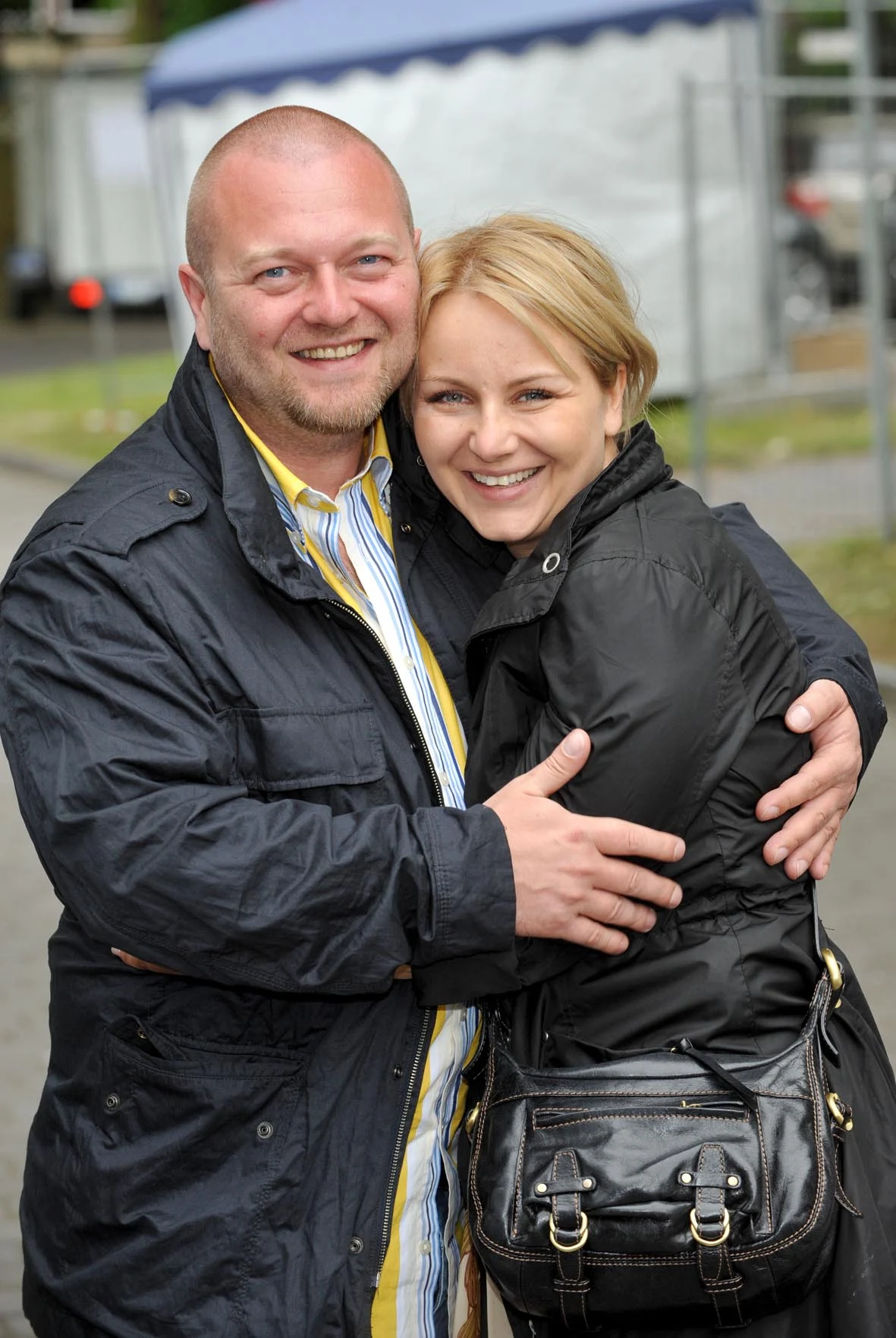 Kasia Klich z mężem