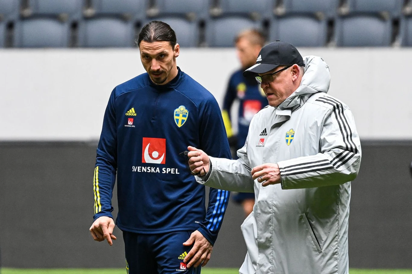 Zlatan Ibrahimović i Janne Andersson Zlatan Ibrahimović i Janne Andersson
