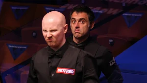 Anthony McGill (na pierwszym planie), w tle Ronnie O'Sullivan